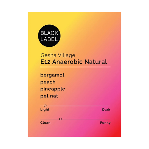 Black & White Roasters - Gesha Village Lot E12 Anaerobic Natural | Ethiopia