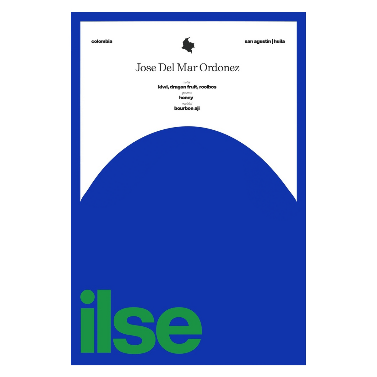 Ilse Coffee - Jose Del Mar Ordonez Honey Bourbon Aji | Colombia