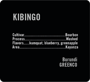 Apollon's Gold - Kibingo - Washed Bourbon | Burundi - Sigma Coffee UK