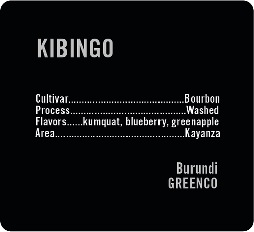 Apollon's Gold - Kibingo - Washed Bourbon | Burundi - Sigma Coffee UK