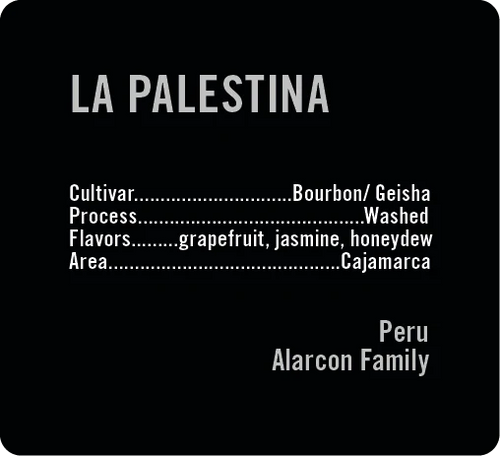 Apollon's Gold - La Palestina, Bourbon/Gesha, Washed | Peru