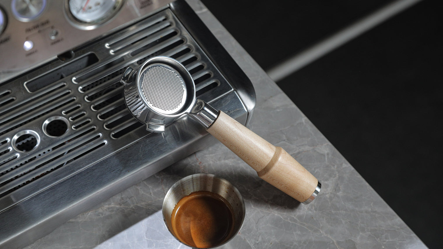 KNODOS Bottomless Portafilter | Rosewood / Walnut / Maple - Sigma Coffee UK