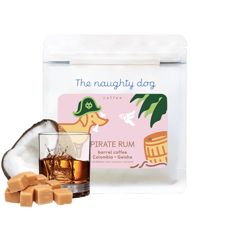 The Naughty Dog - Pirate Rum Barrel Kenya