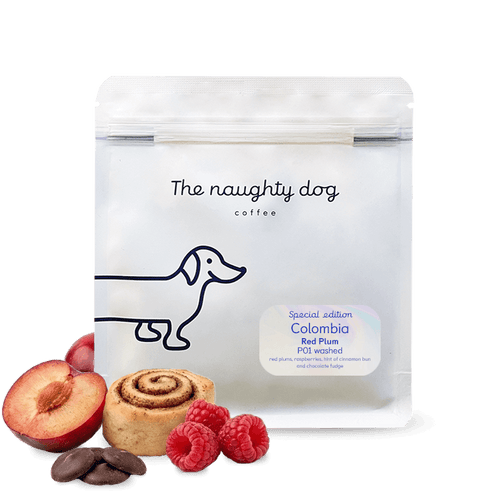 The Naughty Dog - Colombia Red Plum P01 - Washed Castillo | Colombia