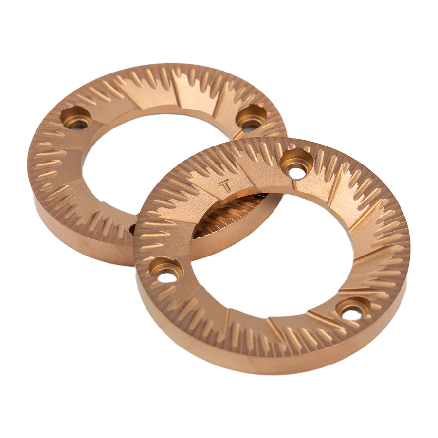 SSP Lab Sweet (83mm, Red Speed) Cast Flat Burrs