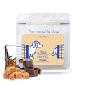 
“Jenny’s Barrel Coffee Ethiopia bag with caramel, chocolate, and whiskey flavor notes.”

More detailed option:

“The Naughty Dog Jenny’s Barrel Coffee Ethiopia packaging with caramel, chocolate, and whiskey ingredients displayed.”

E-commerce optimized:

“Ethiopian Jenny’s Barrel Coffee by The Naughty Dog, flavored with caramel, chocolate, and whiskey, shown in resealable bag.”