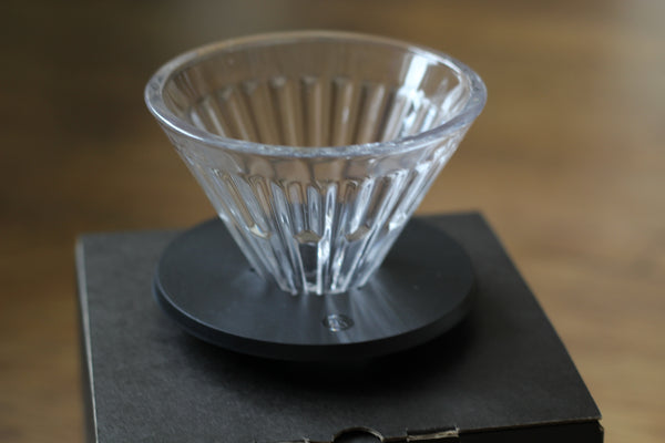 Timemore Crystal Glass V60 Dripper - Black - Sigma Coffee UK