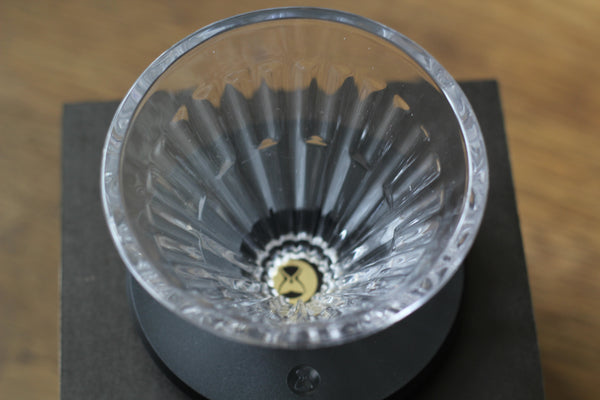 Timemore Crystal Glass V60 Dripper - Black - Sigma Coffee UK