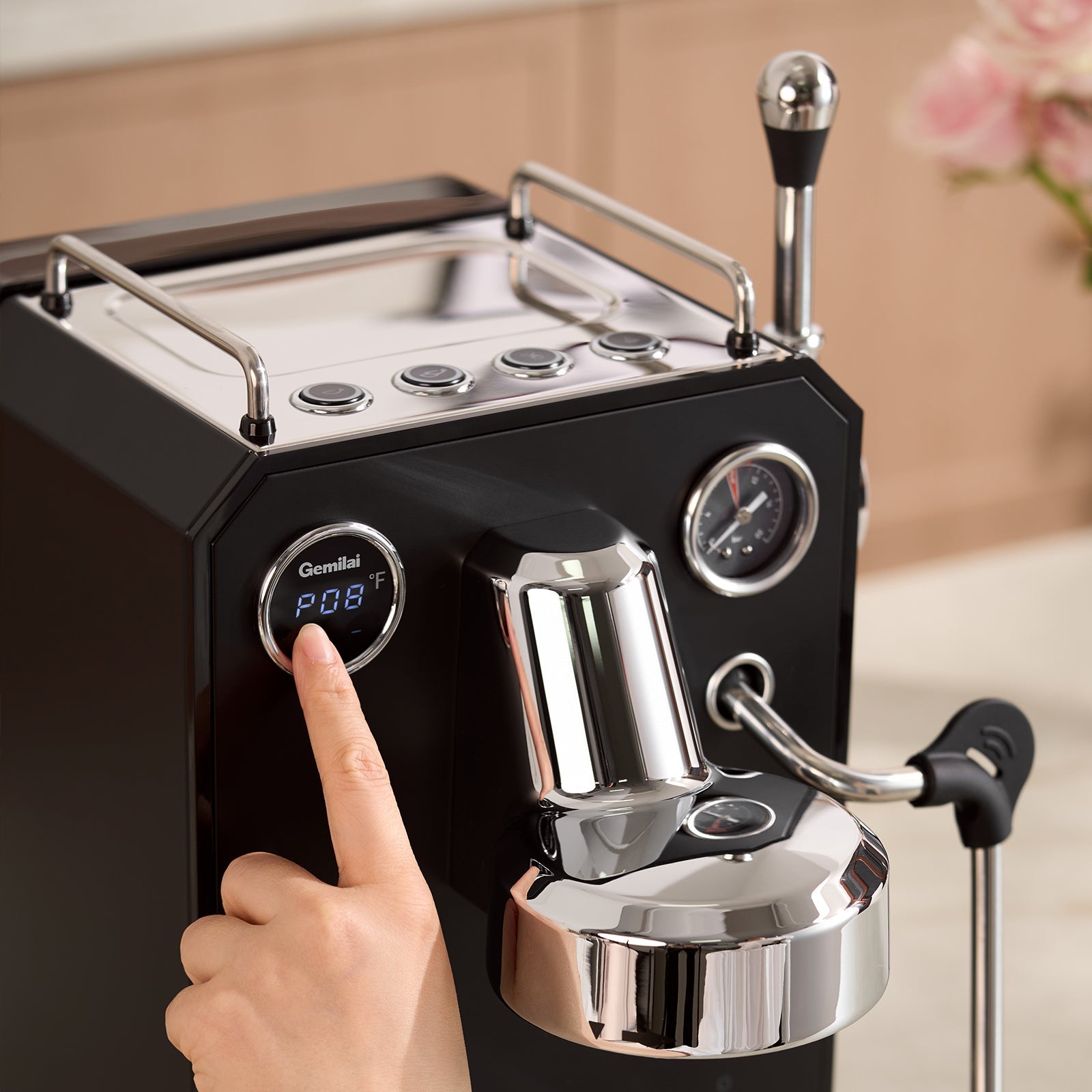 Gemilai Owl G3006 touch display and pressure gauge